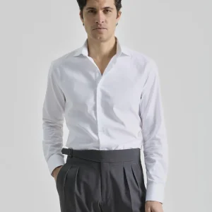 PuroEgo camisa vestir lisa blanca