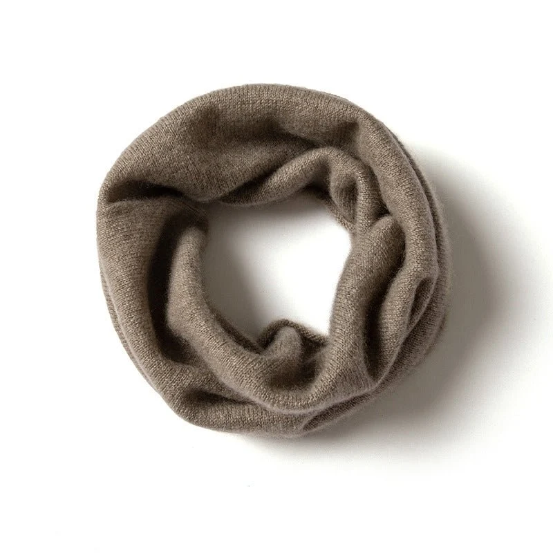 Bufanda infinita de cachemira 100% Polaina de cuello de cachemira Bufanda sin costuras - Imagen 3