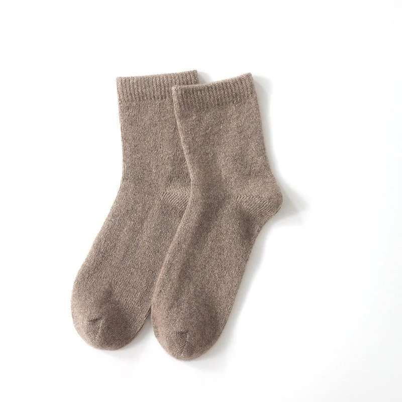 Calcetines de invierno 100% cachemira Calcetines térmicos de cachemira Calcetines para el hogar y para dormir - Imagen 5