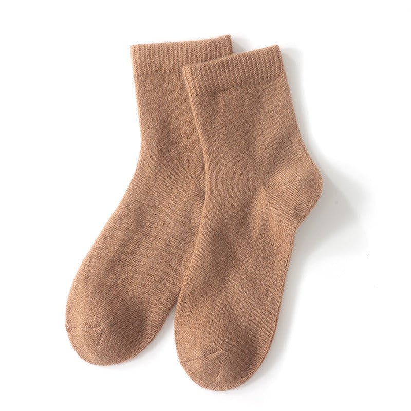 Calcetines de invierno 100% cachemira Calcetines térmicos de cachemira Calcetines para el hogar y para dormir - Imagen 4
