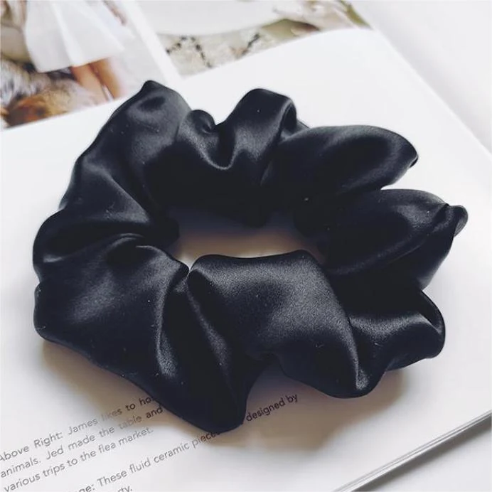 Gomas para el pelo de seda de morera pura, 30 gomas para el pelo de seda momme para dormir & Peinado - Imagen 3