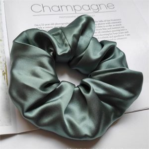 30 Momme 100% Seda de Morera Coleteros para Cabello Lazos de Seda Suave