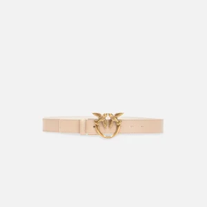 Pinko cinturon reversible de 3 cm con hebilla love birds