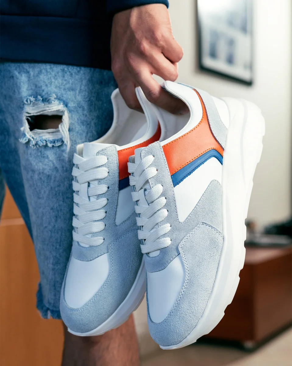 Ferragamo Blanco, Naranja y Azul - Imagen 3