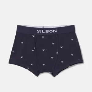 Silbon boxer marino raquetas blancas
