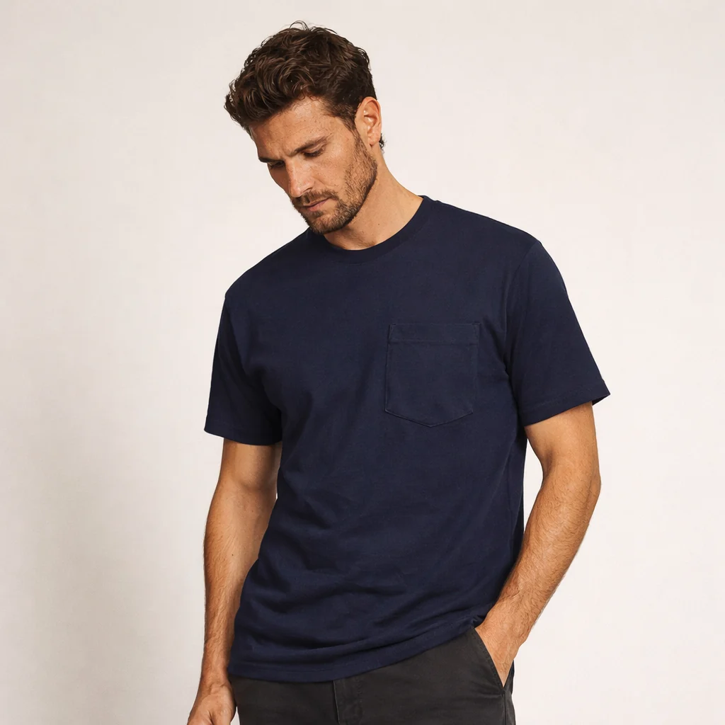 7335b CAMISETA MANGA CORTA CON BOLSILLO - Imagen 7