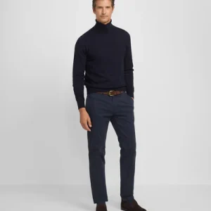 Silbon pantalon chino casual azul marino