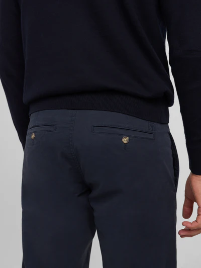 Silbon pantalon chino casual azul marino - Imagen 5
