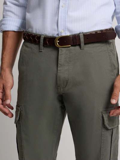 Silbon pantalon cargo casual verde - Imagen 4