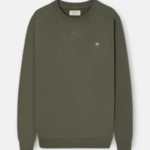Silbon sudadera minilogo verde