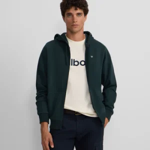 Silbon sudadera clasica hoodie verde oscuro