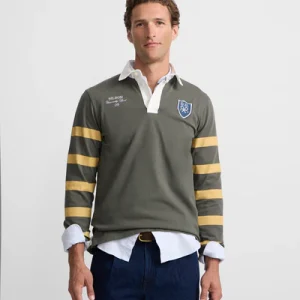 Silbon polo clasico rugby escudo verde