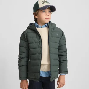Silbon abrigo kids reversible marino verde