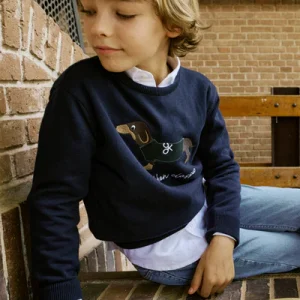 Silbon jersey kids dog azul