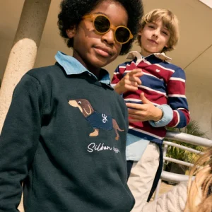 Silbon jersey kids dog verde
