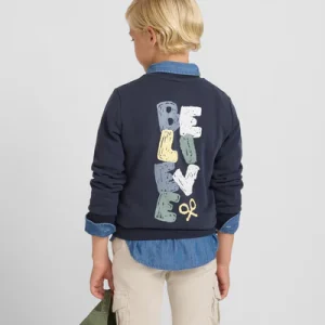 Silbon sudadera kids belive azul marino