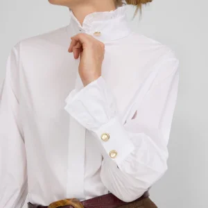 Silbon camisa detalle puño blanca