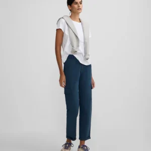Silbon pantalon cargo azul