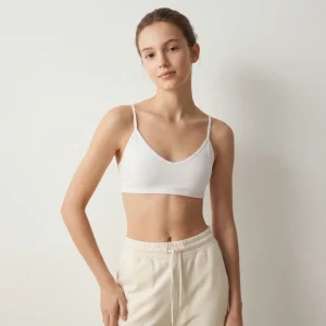 1501B TOP DE NIÑA SEGUNDA PIEL BLANCO