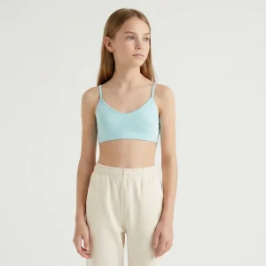 1501V TOP DE NIÑA SEGUNDA PIEL VERDE AZULADO