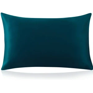 Funda de almohada de seda Momme Housewife 19/22 con cremallera oculta