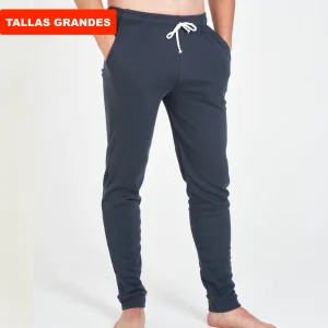 PANTALÓN DE PIJAMA DE HOMBRE AZUL MARINO – TALLAS GRANDES
