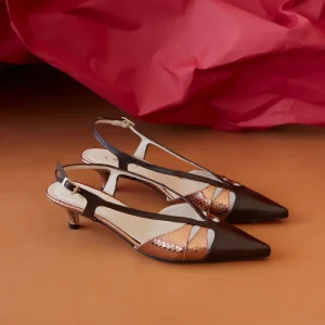 Coosy zapato tacon mini marron