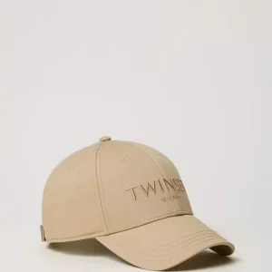 Twinset gorra de beisbol con logotipo bordado