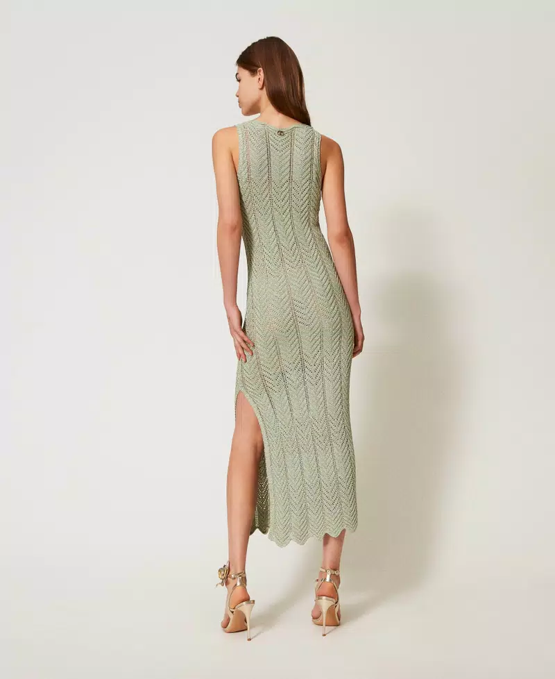 Twinset vestido midi de punto con lurex - Imagen 5