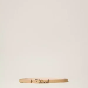 Twinset cinturon reversible con logotipo