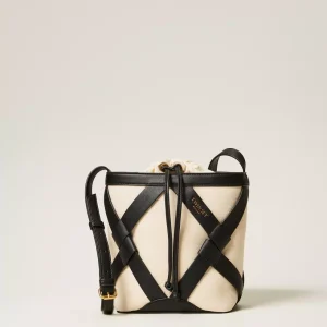 Twinset bolso tipo saco de lona