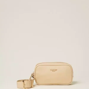 Twinset minibolso con logotipo y correa