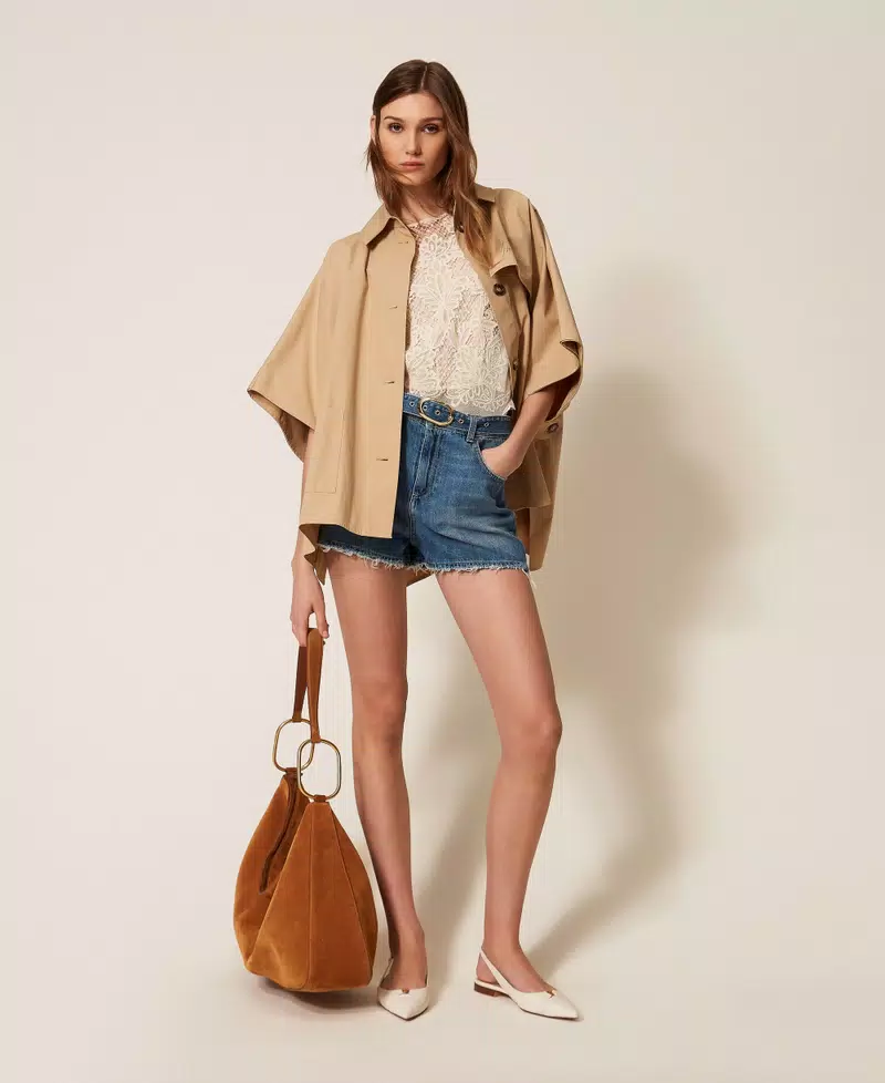 Twinset blusa de muselina con bordado - Imagen 6