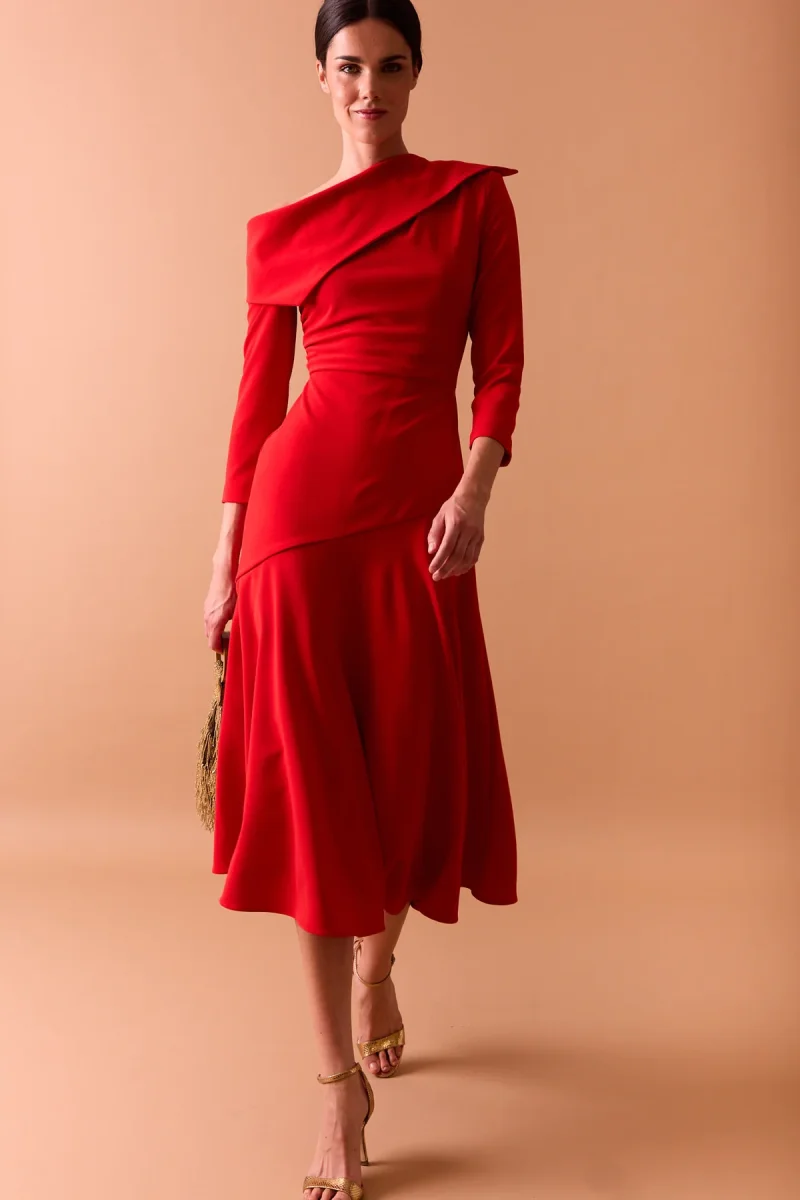 Coosy vestido mara rojo - Imagen 2