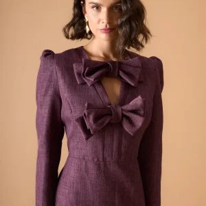 Coosy vestido Yetta berenjena