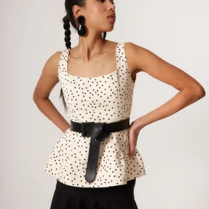 Coosy top mika lunares crudo