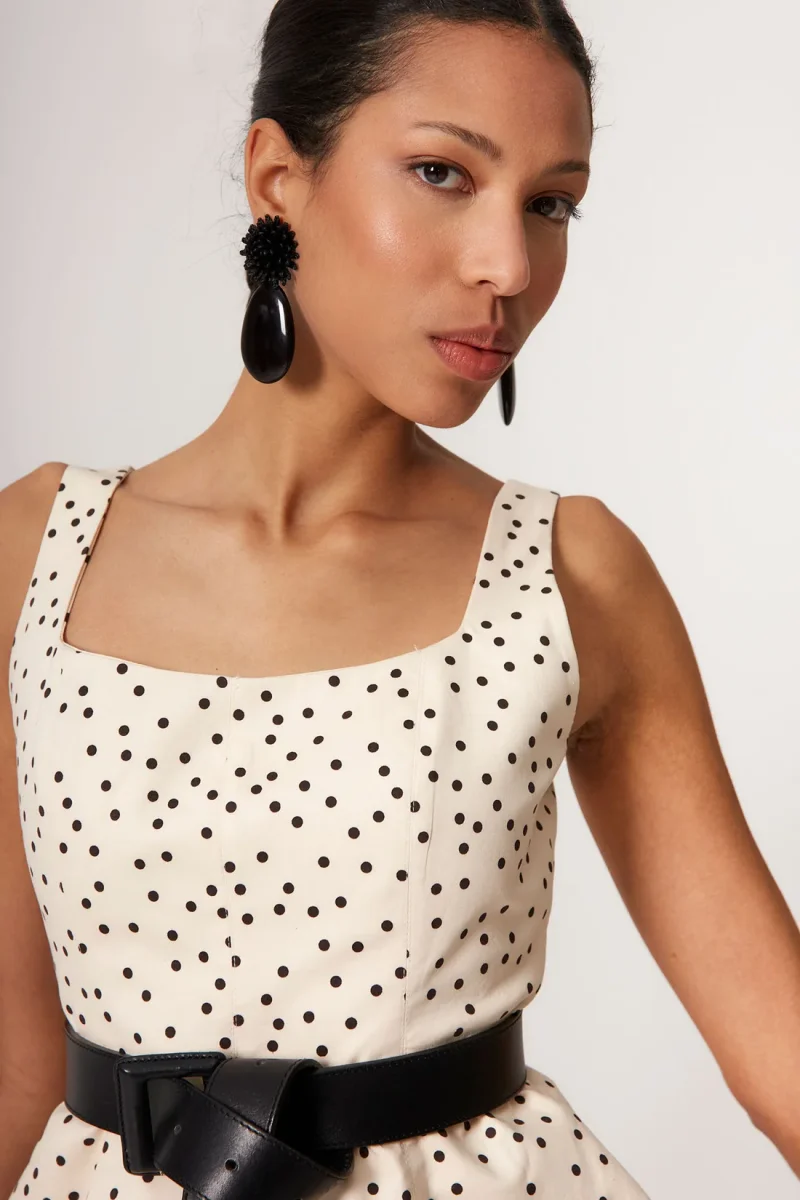 Coosy top mika lunares crudo - Imagen 3