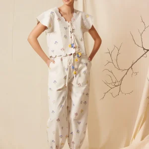 Coosy pantalon Zafira blanco