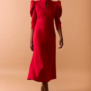 Coosy vestido romana rojo