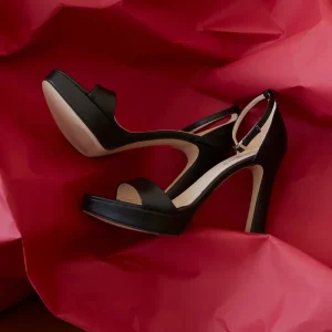 Coosy sandalias tacon negro