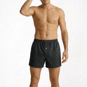 5099 BOXER ABIERTO CON BOTÓN BORDADO KUBE