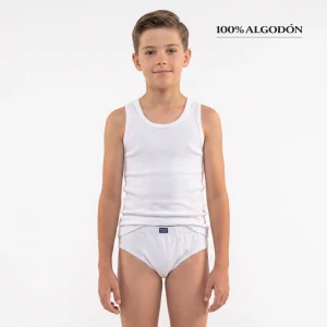 5306 SLIP CERRADO LISO BÁSICO 100% ALGODÓN ANTIALÉRGICO
