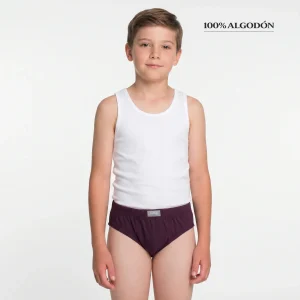 5324 SLIP CERRADO LISO 100% ALGODÓN ANTIALÉRGICO