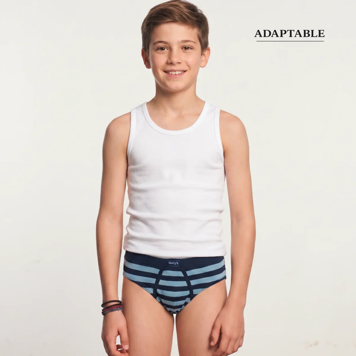 5327 SLIP CERRADO RAYAS HORIZONTALES - Imagen 2