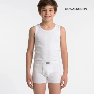 5335 BÓXER CERRADO LISO 100% ALGODÓN ANTIALÉRGICO
