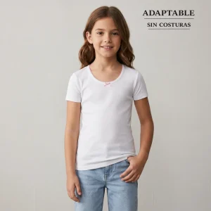 5821 CAMISETA MANGA CORTA ADAPTABLE CON LACITO