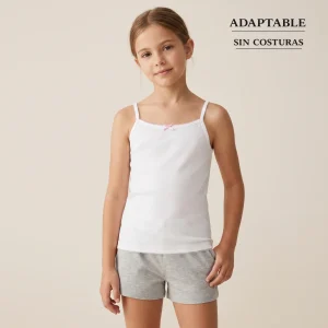 5825 CAMISETA TIRANTES ADAPTABLE CON LACITO