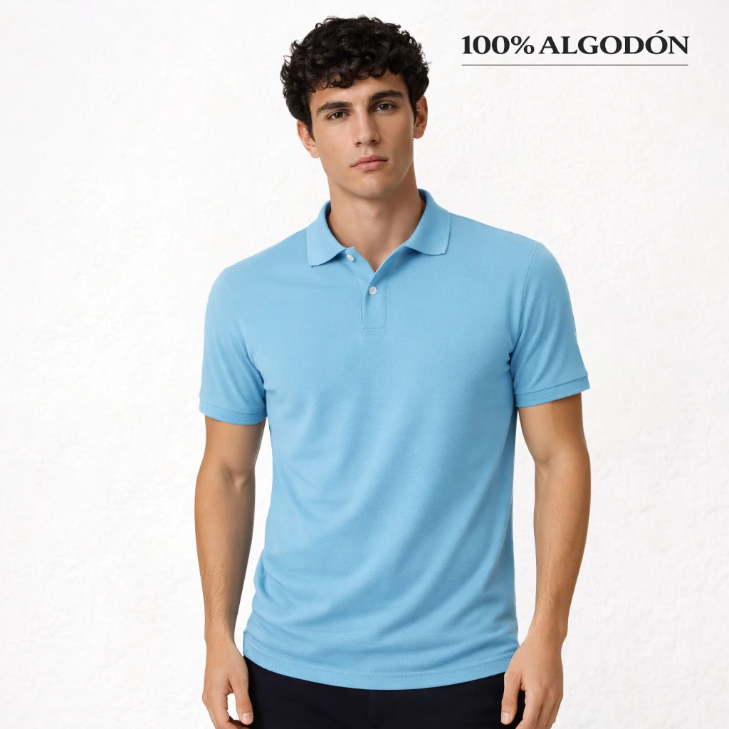 7291b POLO PIQUÉ CON PUÑO. CORTE HOLGADO