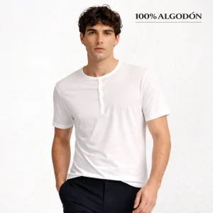 7309 CAMISETA PANADERA MANGA CORTA BOTONES
