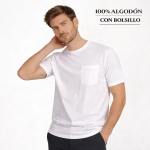 7335b CAMISETA MANGA CORTA CON BOLSILLO